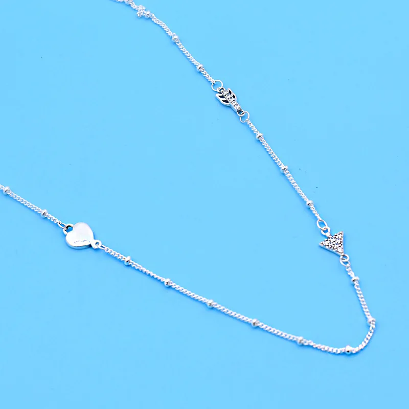 

Yin wu New Products Gleaming Arrowhead Necklace 925 Silver Necklace Long Neck Ornaments Fashion Parts