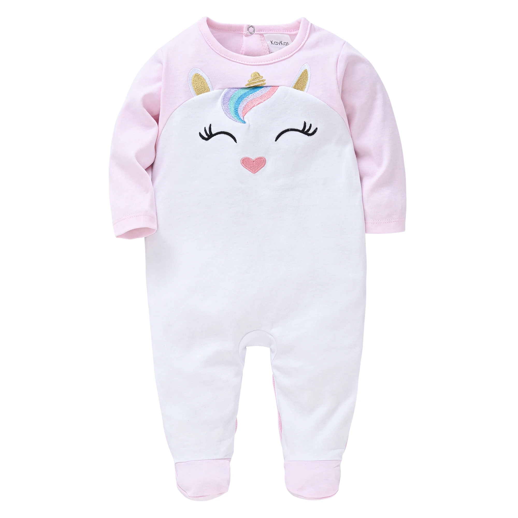 Cute Infant Baby Girls Romper 2022 0-12M Newborn Baby Girl Clothes Cute Cartoon Unicorn Infant Baby Rompers Jumpsuit Fashion New Toddler Baby Outfits Clothes carters baby bodysuits	