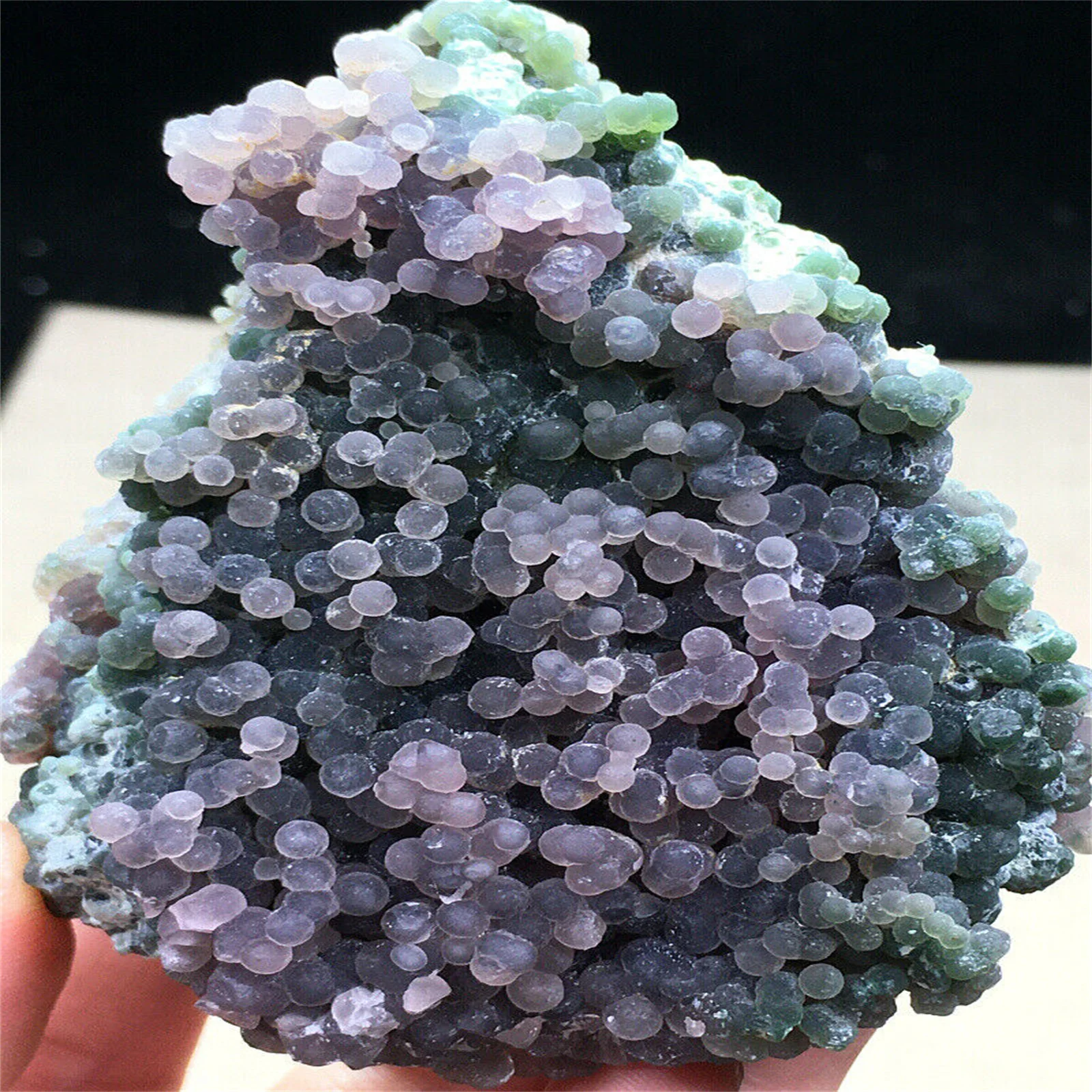 Natural Grape Agate Chalcedony Crystal Mineral J, Home Decoration 4