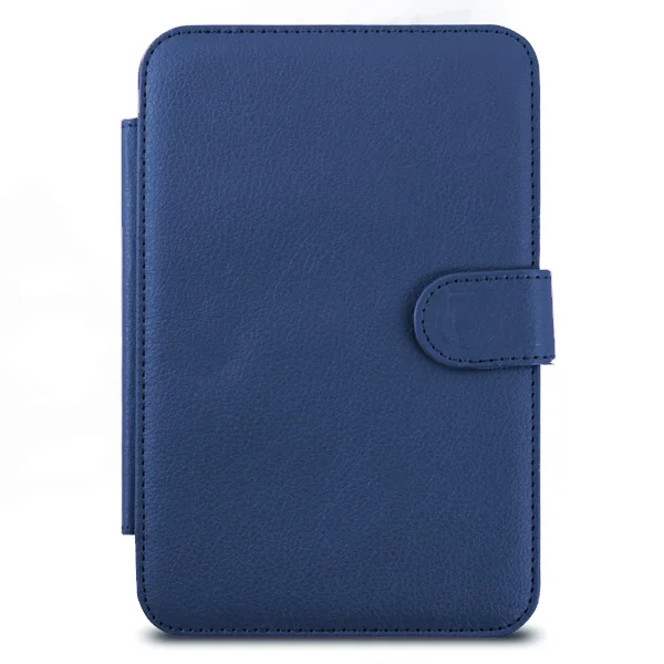 dark blue Folio Kindle 6 дюймов клавиатура из искусственной кожи чехол для Amazon Kindle 3 электронная книга Магнитная крышка+ ручка для экрана в подарок - Цвет: dark blue