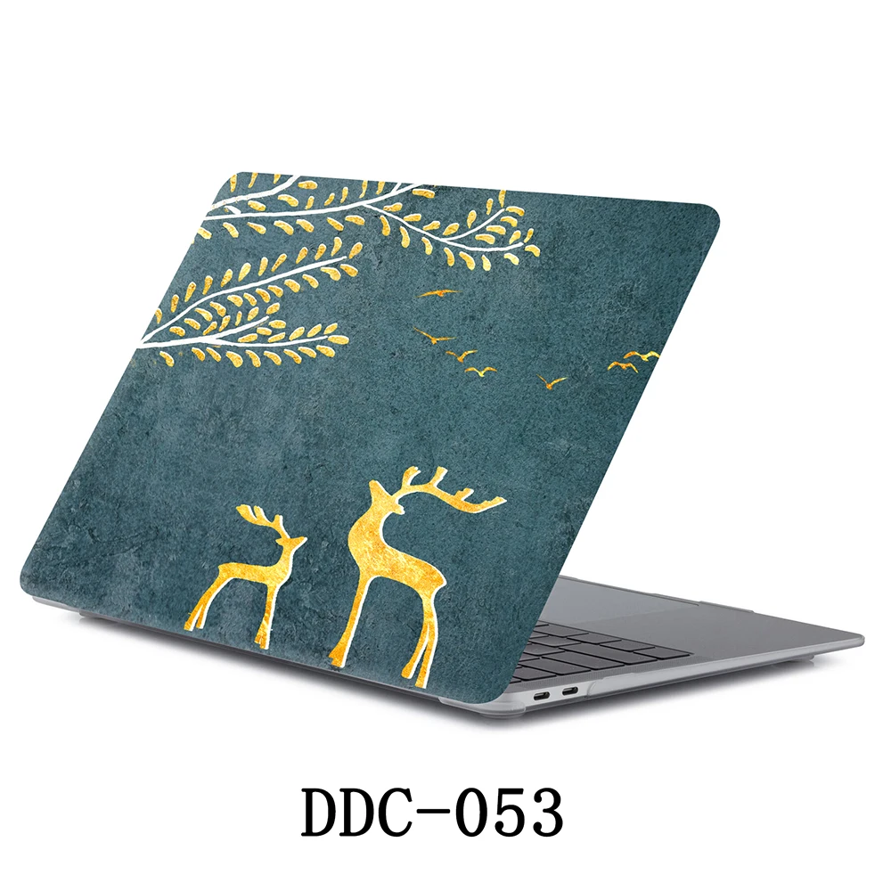 Жесткий чехол для ноутбука MacBook Pro13 Apple macbook Air13.3 12 15 A1932 A1989 A1708 A2179 A1707 A1466 с узором в