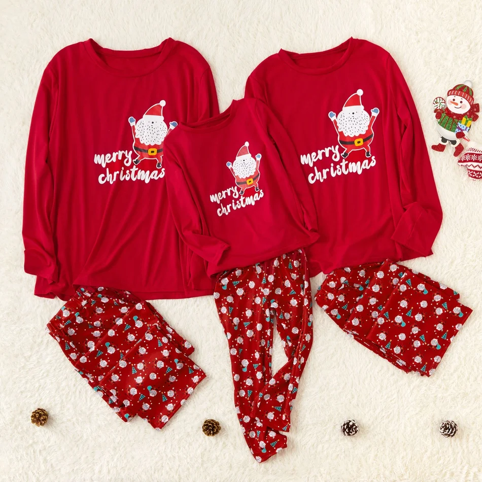 

Family Look Casual Christmas Pajamas Family Matching Outfits Mother and Daughter Father Son Clothes Christmas Family Pajamas