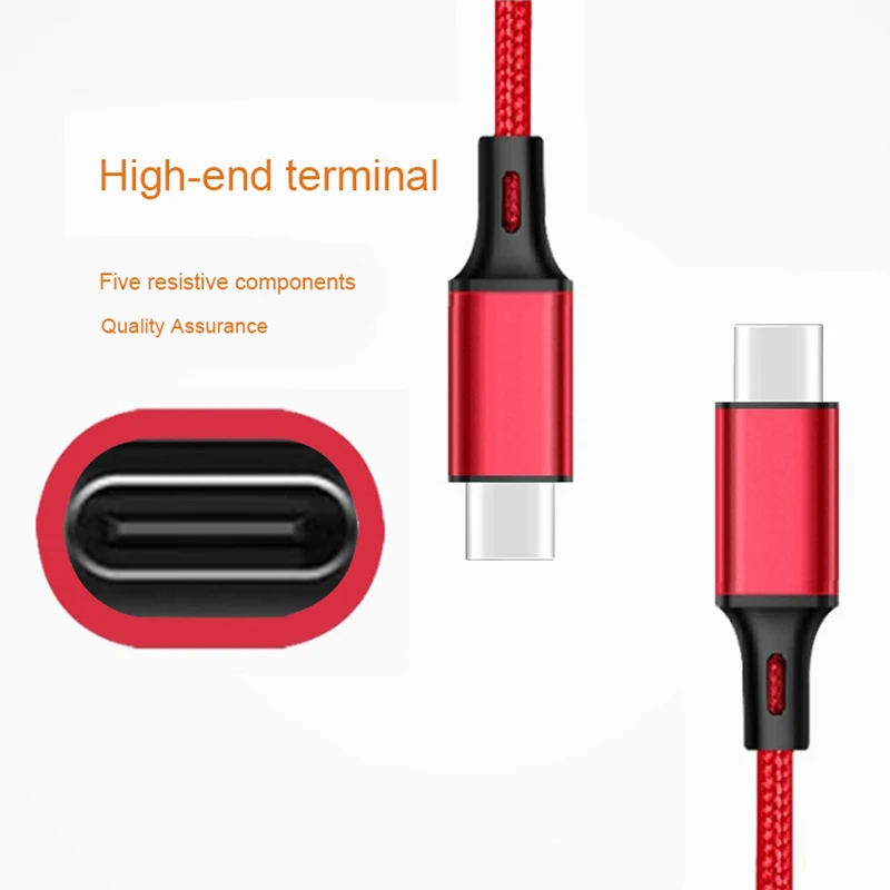 รูปสินค้า สายชาร์จ USB Type-C 2 เมตร สำหรับมือถือทุกรุ่น