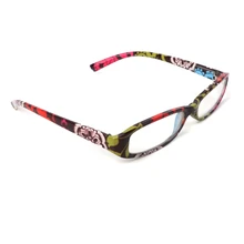 Полосатые очки для чтения, Пресбиопия, линзы из смолы, очки с сумкой+ 1,0~+ 4,0