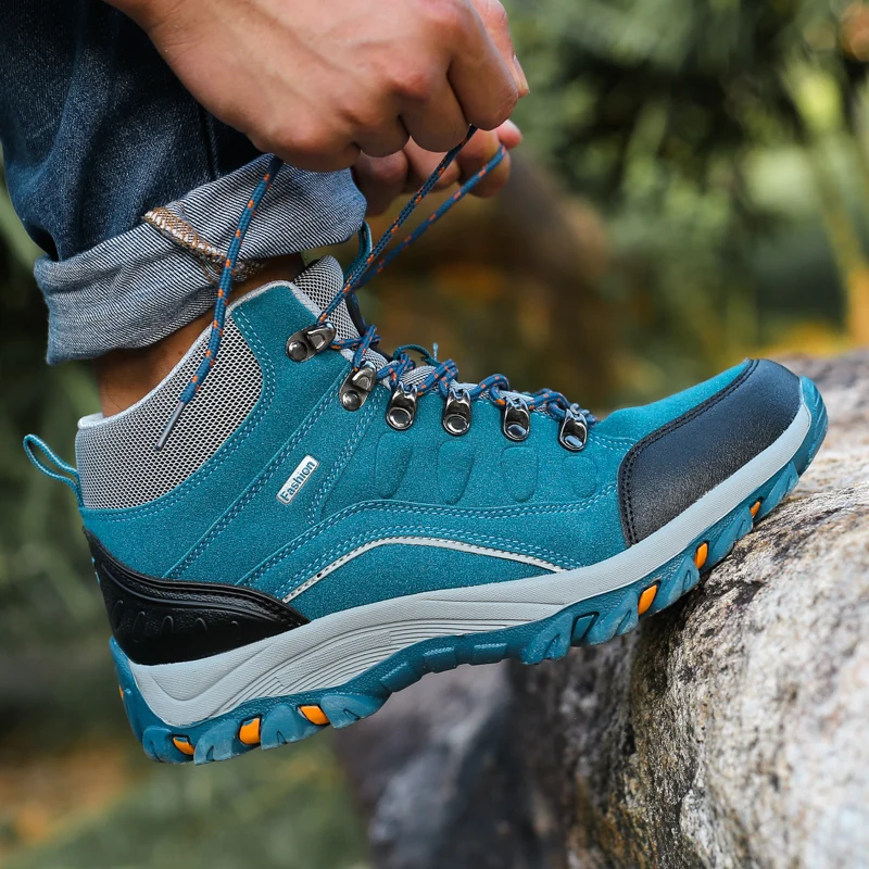 Men Snow Boots Waterproof Nylon Ski Boots Warm Outdoor Sport Shoes Men Winter Boots Fashion Sneakers