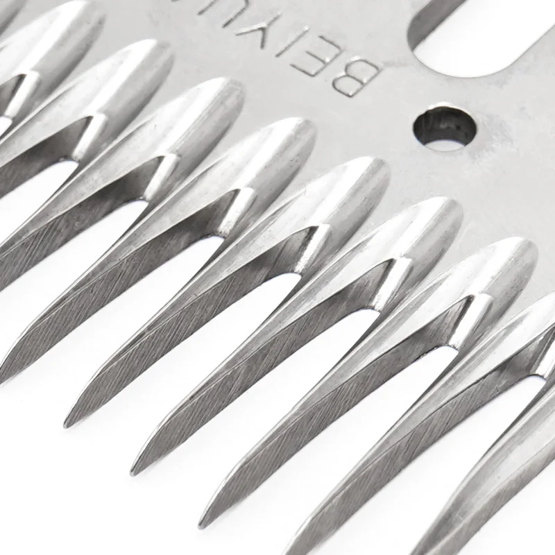 Sheepshearing Durable 9 Tooth/13 Tooth Sheep Goats Shearing Clipper Curved Tooth Blade Sheep Clipper Shear Scissor Cutting Blade 4