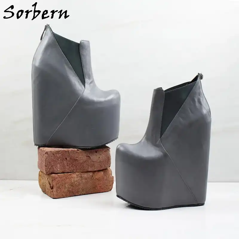 ladies grey wedges