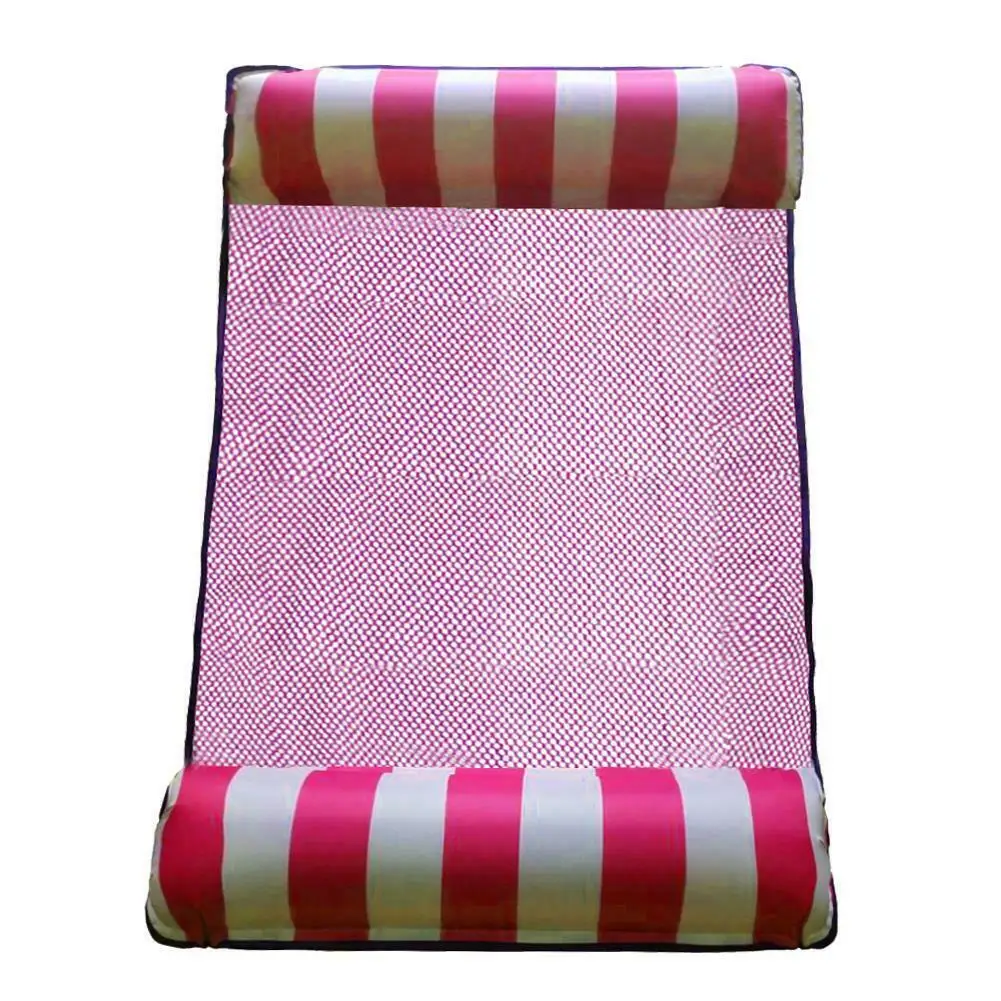 Надувной бассейн плавающий водный гамак плавающий шезлонг плавающий кровать стул плавательный бассейн надувной гамак кровать бассейн вечерние P7Ding - Цвет: Pink 1320x700mm