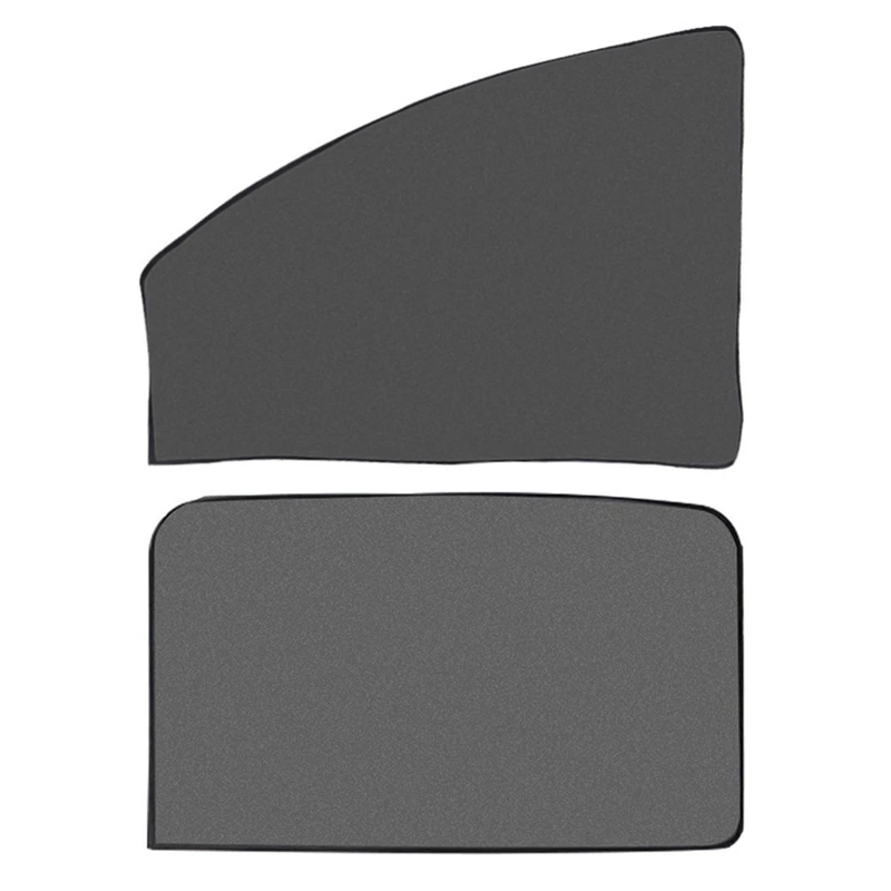 

2Pcs/Set Magnetic Car Curtain Cover shade Sun Blocking UV Protection Auto Summer Car Side Window Sun Visor Shield Sunshade Film
