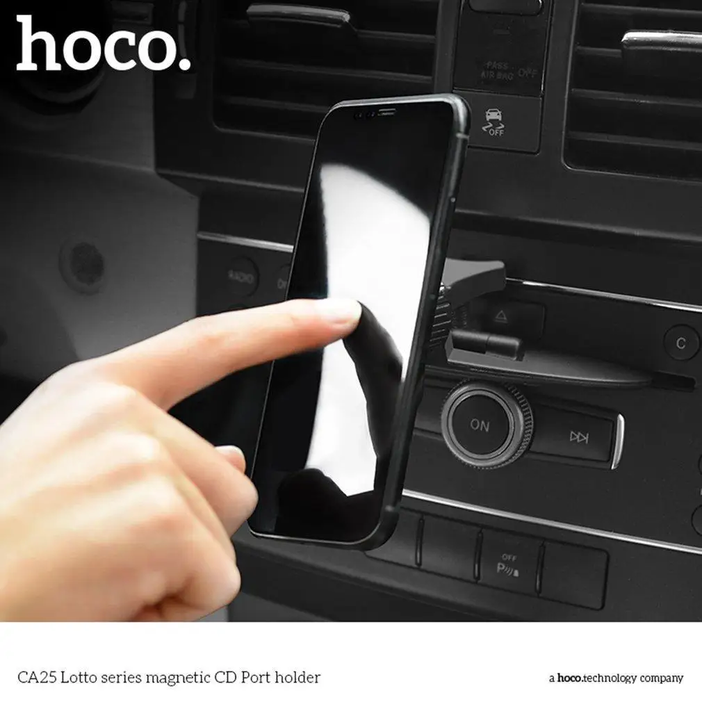 HOCO универсальный магнитный автомобильный держатель для телефона смартфон Противоскользящий кронштейн Подставка LN