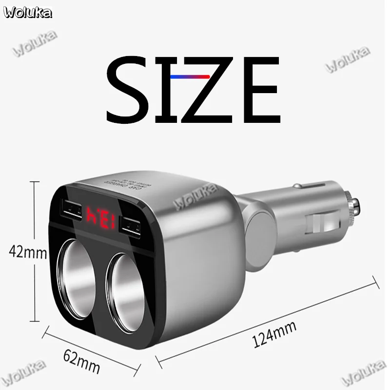 One drag three one drag two прикуриватель адаптер usb для мобильного телефона многофункциональное автомобильное зарядное устройство CD50 Q06