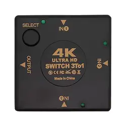 Три порта 1080P HDMI видео коммутатор аудио сплиттер конвертер Поддержка 4K x 2K 3DTV поддержка ing HDTV 1,4 и HDCP реле