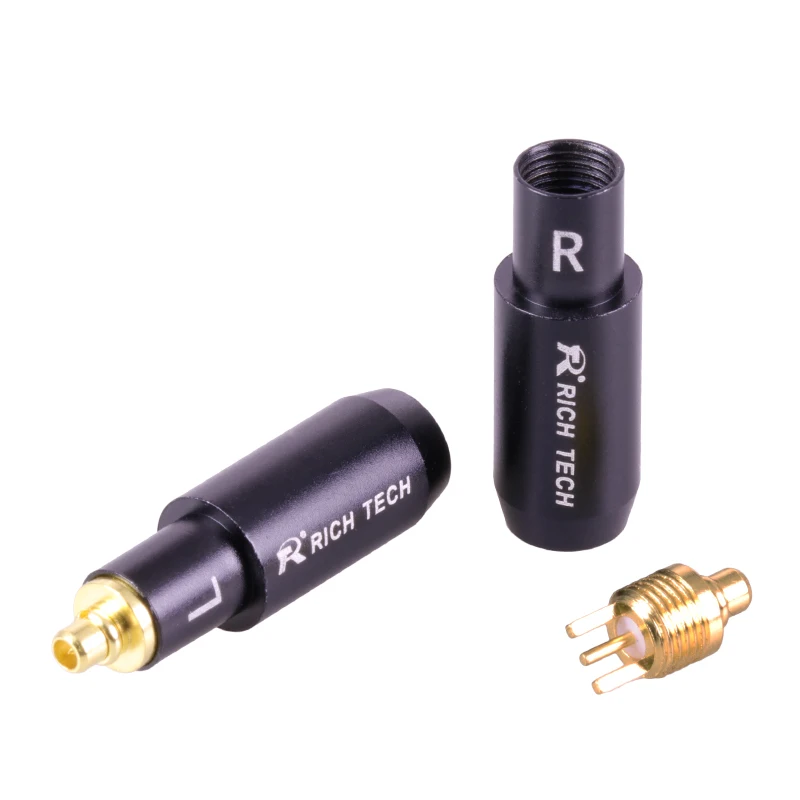 2 шт. MMCX HIFI Разъем для наушников позолоченный штекер ESW750 ESW950 ES770H 990H|Соединители| |