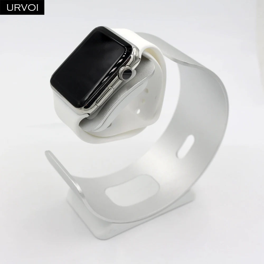 URVOI подставка для Apple Watch series 5 4 3 2 1 простой круглый держатель iWatch из алюминиевого