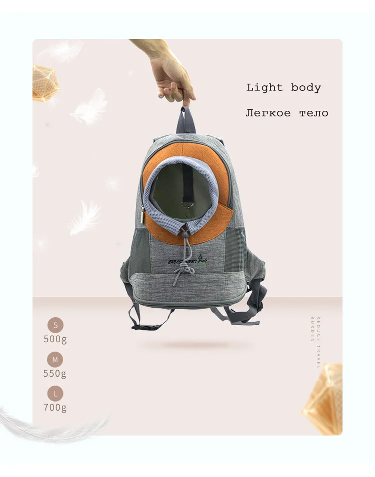 S/M/L сумка для переноски домашних животных маленький рюкзак для переноски домашних животных легкий рюкзак для маленьких собак кошек открытый рекреационный мешок для собак