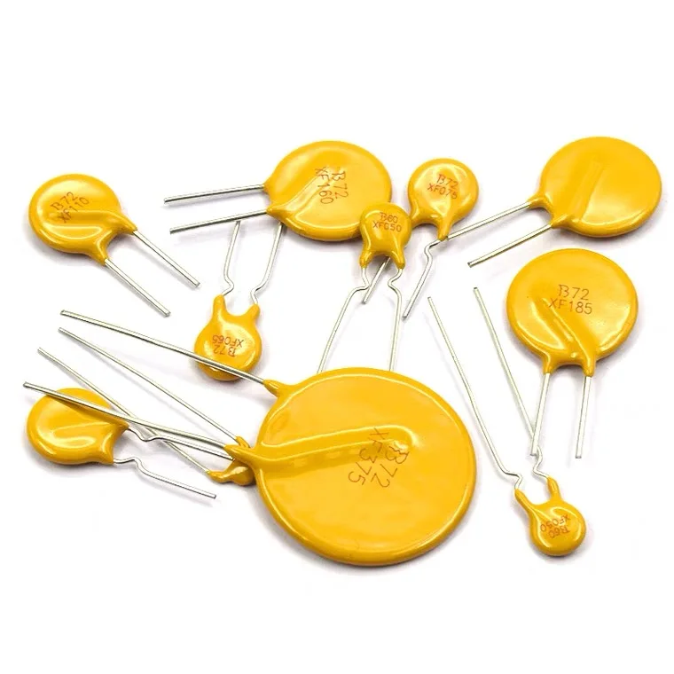 

10pcs PPTC self-healing fuse 0.1 A 0.3/0.2/0.25/0.41.1 into A 60 v, 72 v fuse pin pitch 5 mm