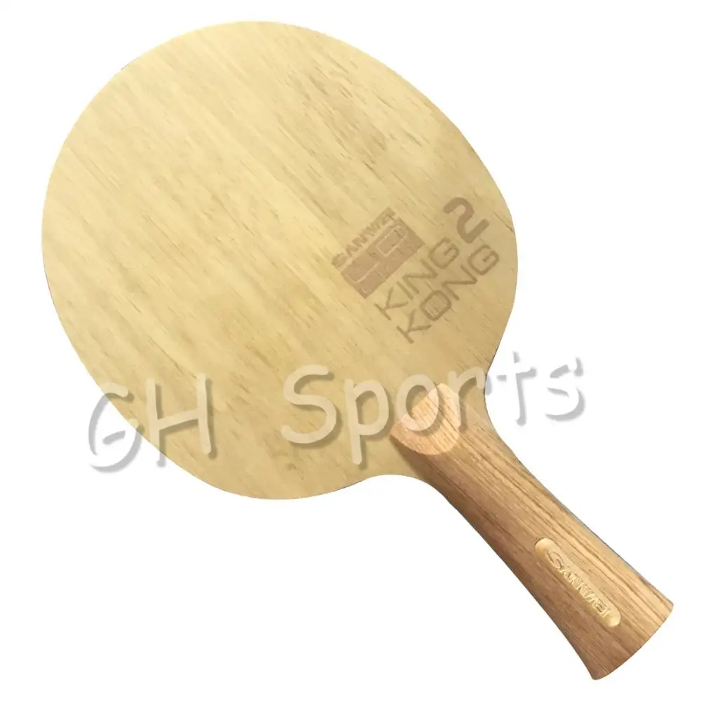 Sanwei KING KONG 2 KINGKONG 2, 5+ 2 углерода, кипарис ручка выключения+ настольный теннис лезвие ракетки для пинг понга летучая мышь