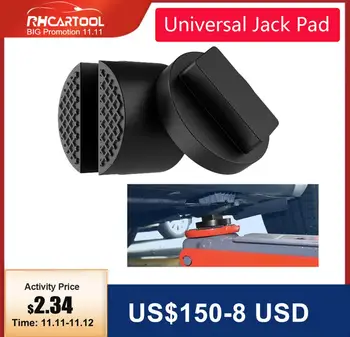 

Car lift jack stand rubber pads jack Pad Disc Hydraulic Jack Black Disk Jack Stand Black Rubber Slotted Floor pad head skid incr