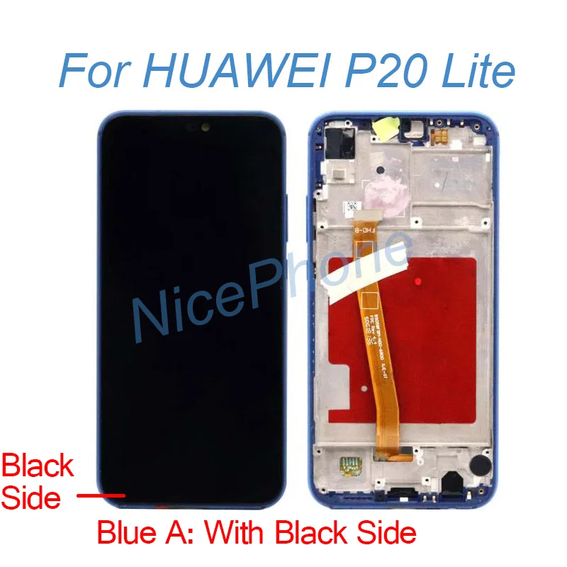 ЖК экран с рамкой в сборе для Huawei P20 lite сменный сенсорный дисплей lite|Экраны