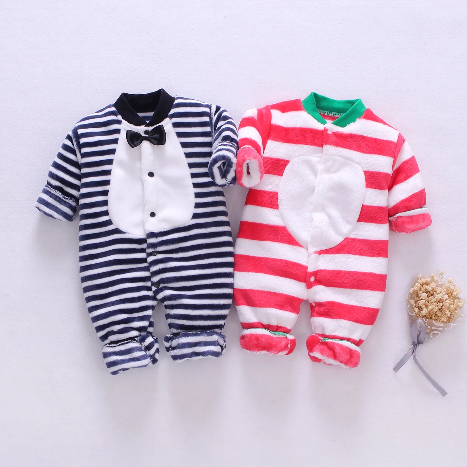 Зимний комбинезон; Одежда для новорожденных; комбинезон с длинными рукавами; хлопковые плотные Комбинезоны для детей; одежда для маленьких девочек и мальчиков; костюм - Цвет: YT-032-Q