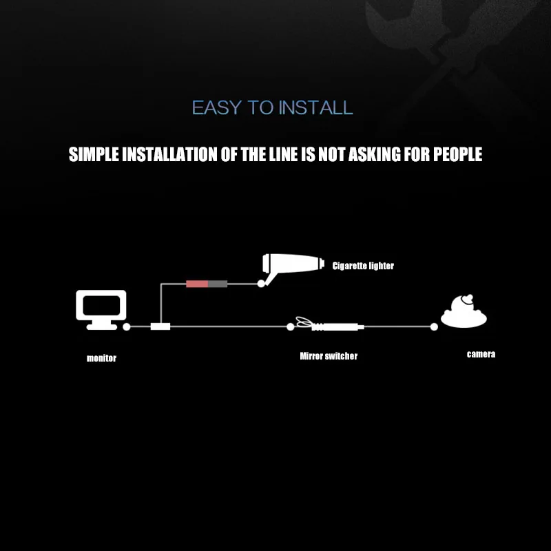 Беспроводная Автомобильная камера заднего вида, мини-корпус, тахограф, Wi-Fi, камера заднего вида, видеорегистратор HD, ночное видение для iPhone и Android