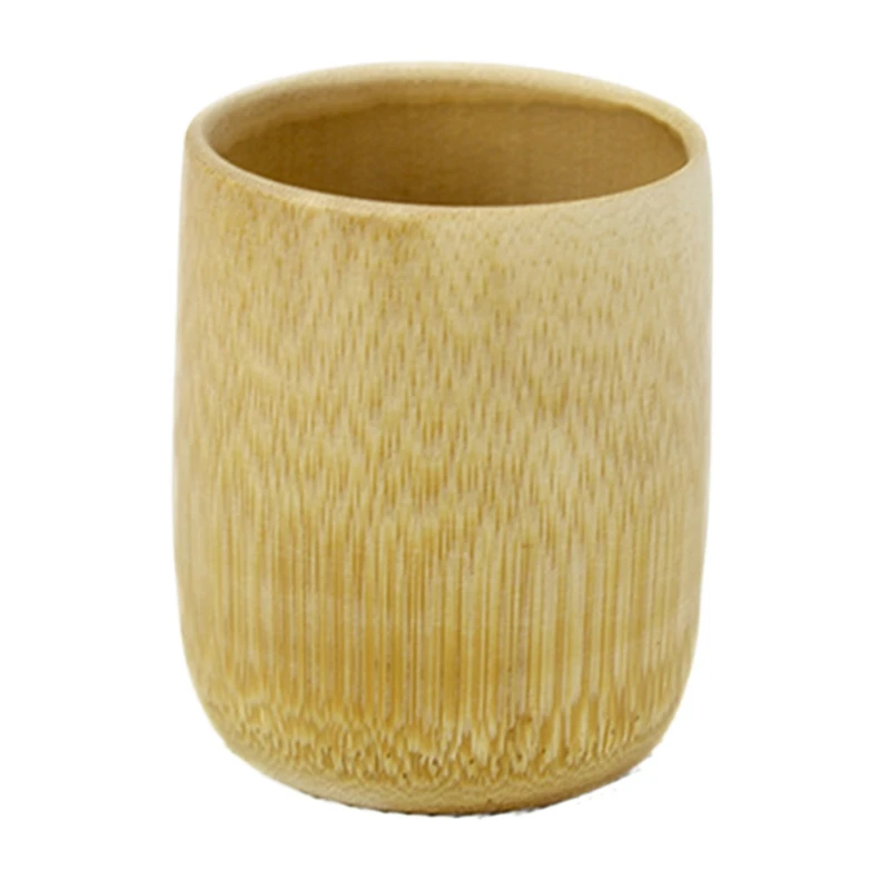 Чистый ручной работы бамбуковая чашка натуральный бамбук чай чашки кофе чашки Винтаж питьевой сок молоко чашка - Цвет: A
