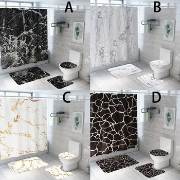 Four-piece Bathroom Mat Set 1
