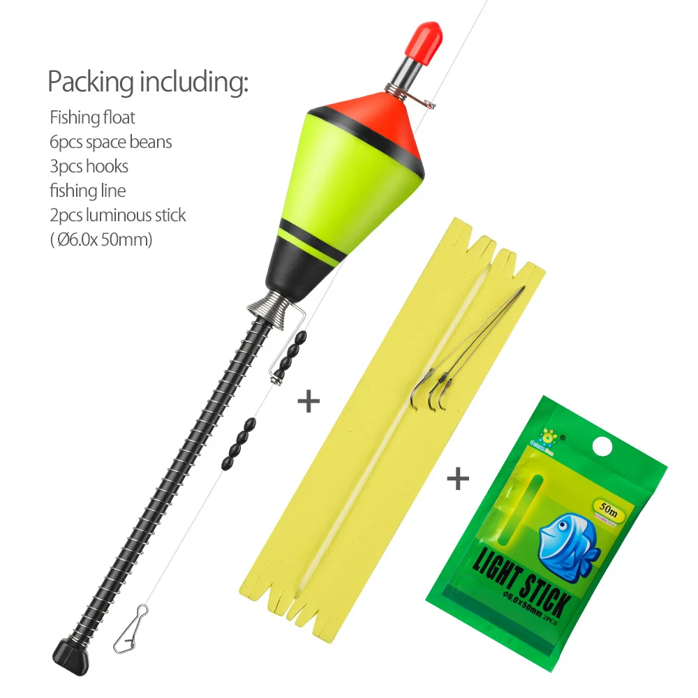 DONQL New 1 pcs Automatic Fishing Float Portable Fast Fishing Artifact Flotador Bobber Fish Accessories Fish Float Device BuoySKU_01 (2)