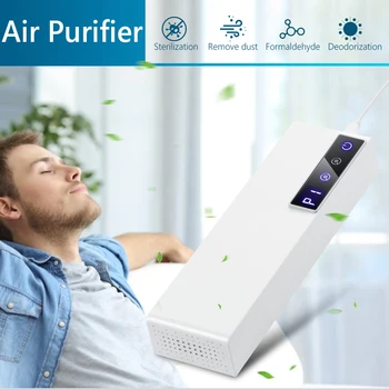 

3 Modes Air Purifier Ozone Anti Bacteria Formaldehyde Removal Odor Eliminator Air Ionizer Cleaner Freshener for Home Bathroom