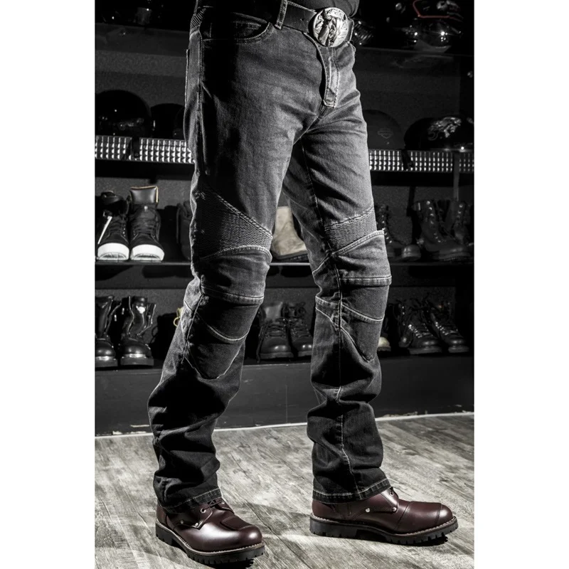 Новые мотоциклетные брюки мужские мото джинсы защитные снаряжение для езды на мотоцикле брюки штаны для мотокросса брюки мото брюки