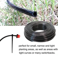 1/4" Hose Drip Irrigation System 360 Degree Adjustable 8 Hole Sprinkler Kit Garden Watering Inserting Ground Micro Flow Dripper 3