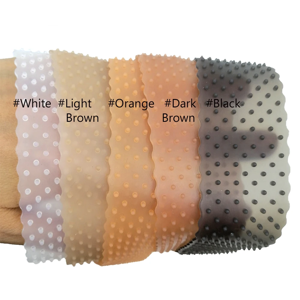 

High quality transparent silicone headband non-slip unisex drop elastic wig with lace wig clip wig sports yoga headband