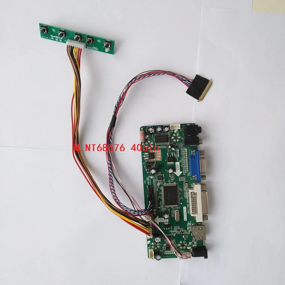 LVDS LCD Screen Driver Board Kit for 1600X900 Panel LP173WD1-TLA1 with HDMI+DVI+VGA Input 