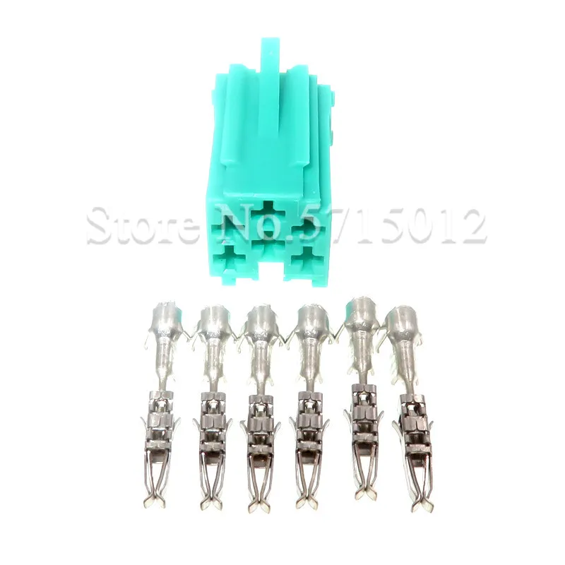 6 Foro 4A0 972 643A 4A0972643A Aux Stereo Sockets Auto Auto Elettrica Automobile Audio Connettore Per Il Vw