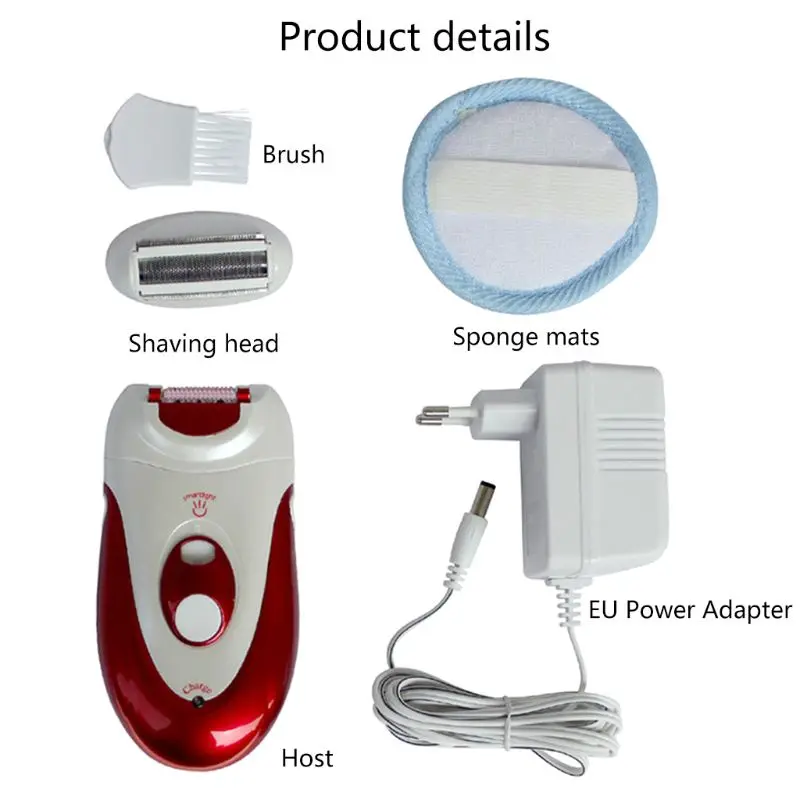 2 in1 Battery Powered Wet and Dry Epilator Hair Removal Machine Rechargeable