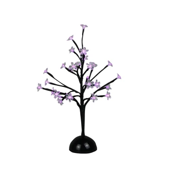 

40CM table decoration battery powered artificial cherry blossom branches bonsai flower tree lights lamp