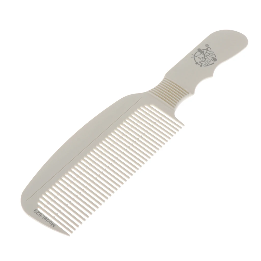 1 Piece Barber Flat Top Clipper Comb For Clipper & Scissor Over Comb Technique, 6 Colors For Choice