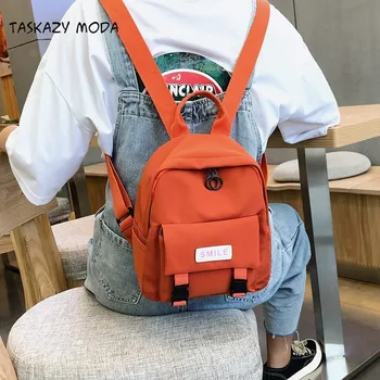 

2020 Oxford Backpack 2020 New Trend Women Backpack Wild Fashion Shoulder Bag Small Canvas Teen Girl School bag Mochilas Female