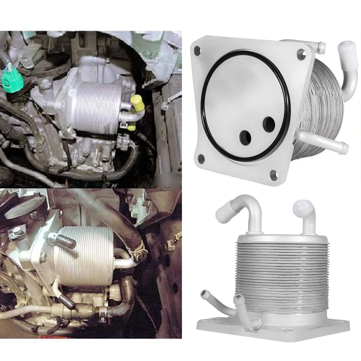 4 порта CVT трансмиссионный масляный Cooler-21606-1XF0A-for 2007-2013 Nissan Rogue/Juke/Sentra для фиксации перегрева(хромает) режим Nissan