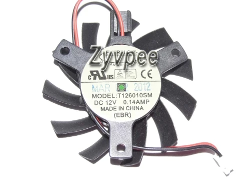 EVERFLOW T126010SM 12V 0.14A 2Wire Video Fan