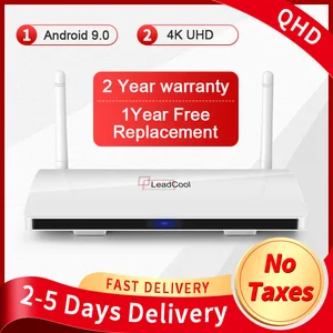 Leadcool TV Box Android 9.0 2020 Amlogic S905W Quad Core 2.4G WIFI Smart Tv 4K Media Player Android Set Top Box Leadcool PK X96