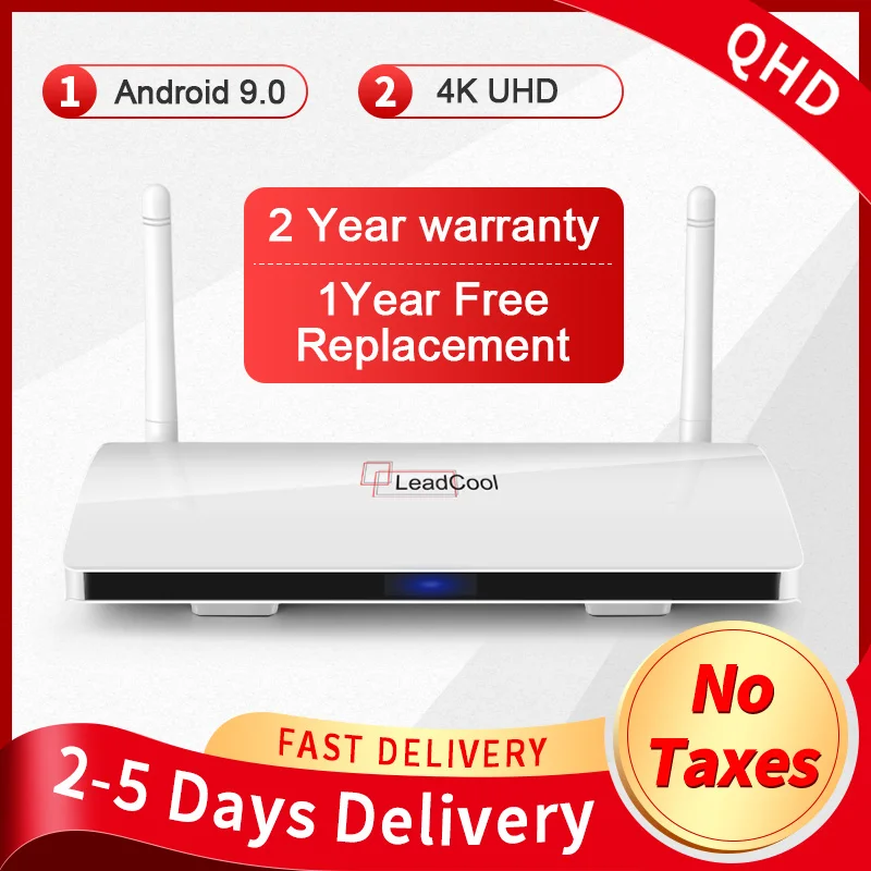 ТВ приставка Leadcool Android 9 0 2020 дюйма Amlogic S905W 4 ядра 2 ГГц Wi Fi|ТВ-приставки и