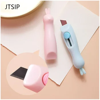 

JTSIP Box Paper Envelope Cutter Utility Knife Mini Letter Opener Art Knife Blade School Supplies Office Stationery Utility Knife