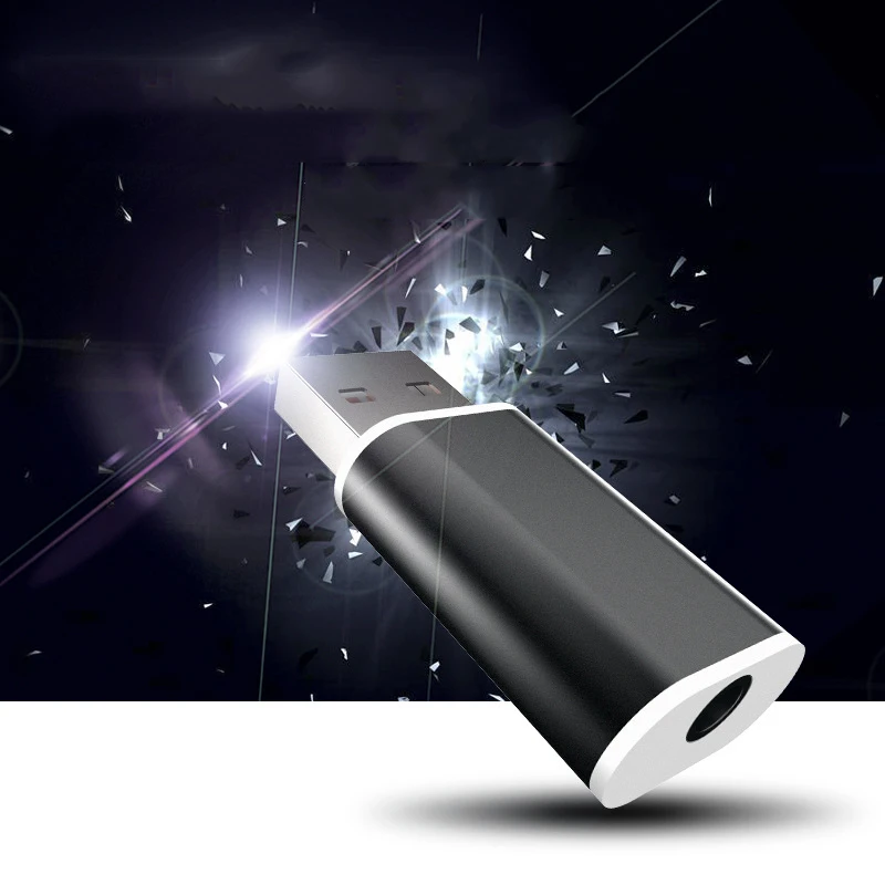 5,1 USB накопитель бесплатно 3,5 мм Микрофон Разъем для наушников стерео гарнитура Аудио Звуковая карта