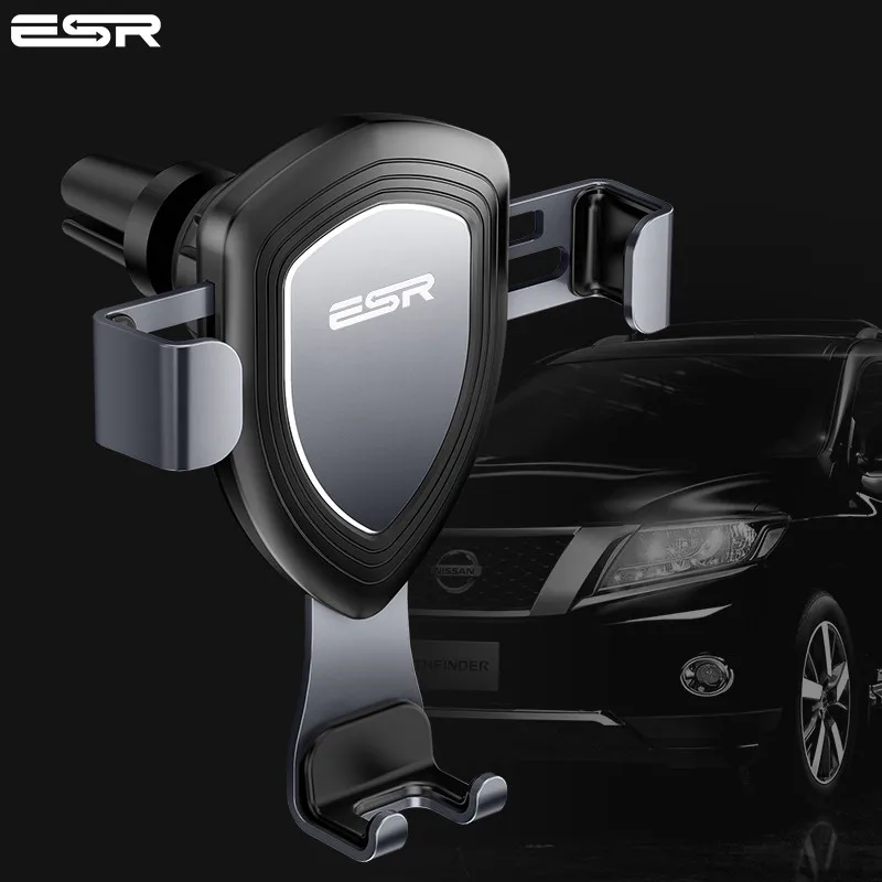 ESR Автомобильный держатель для iPhone 8X6 Gravity Reaction Air Vent держатель для телефона подставка-держатель для сотового телефона для samsung S9 S8 Xiaomi