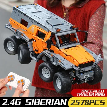 

Remote Control Technic 23011 Avtoros Shaman 8x8 Off-Road Vehicle Car Compatible Lepin MOC 5360 Building Blocks Bricks Boys Toys