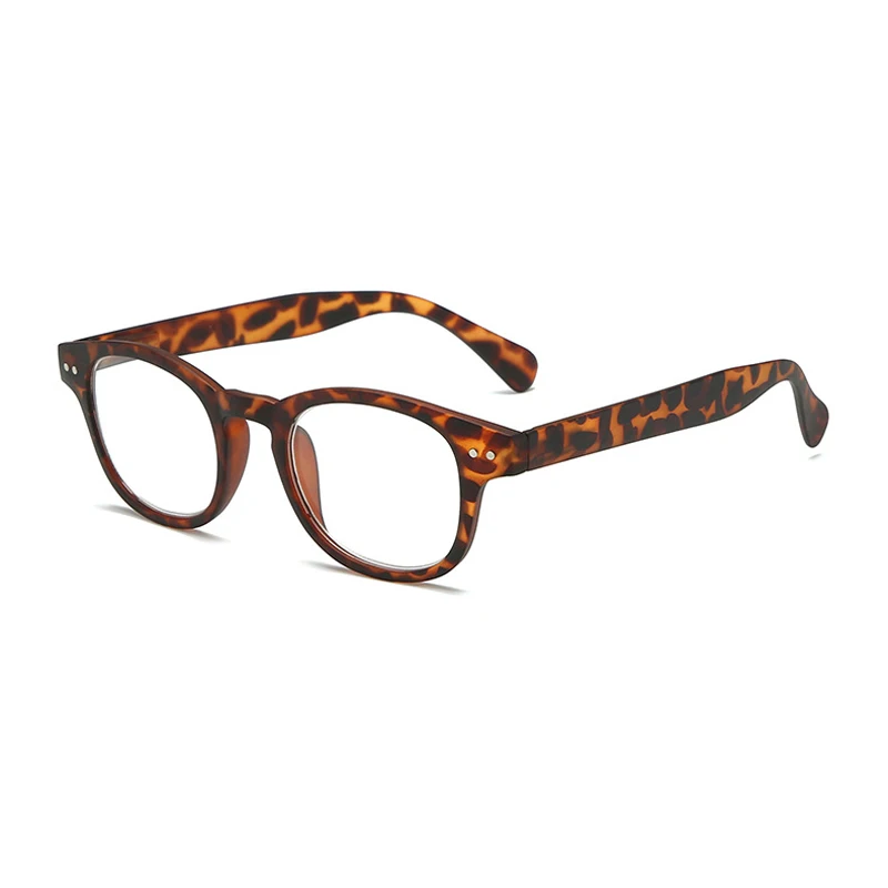 Leopard Seemfly, анти-голубые лучи, очки для чтения, для женщин и мужчин, Анти-усталость, дальнозоркость, дальнозоркость, очки, унисекс, диоптрия, от 0 до+ 4,0 - Цвет оправы: Leopard