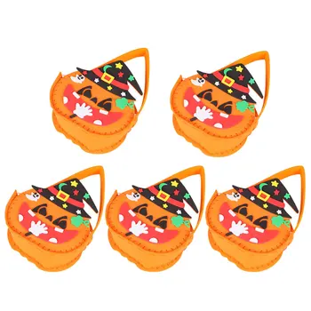

5Pcs Candy Bags Lovely EVA Candy Pouch Candy Handbag Halloween Candy Bag