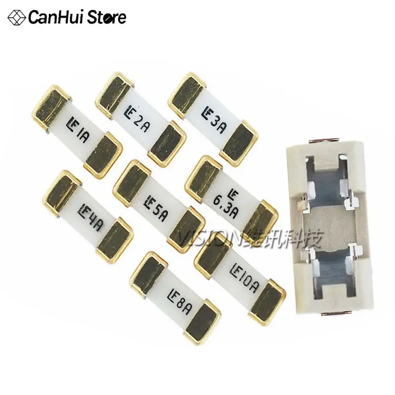 10 комплектов 1808 SMD гнездо держателя плавкого предохранителя блок