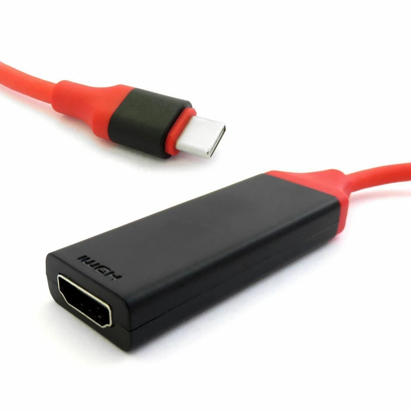 Тип C к HDMI HDTV Кабель USB 3 1 адаптер для samsung S8 Macbook huawei P30|Коннекторы и разъёмы| |